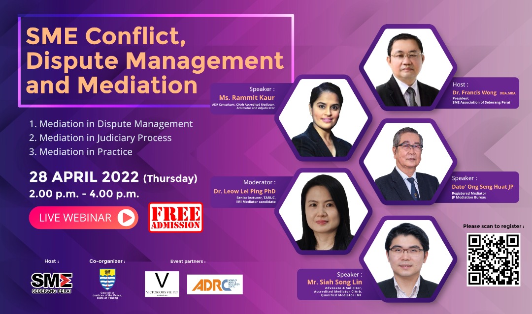 SME Conflict, Dispute Management and Mediation
